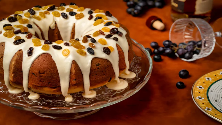 Elegant Bundt Cake on Display