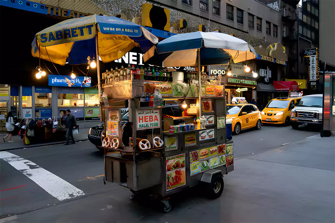 Exterior of a New York bodega, the origin place of chopped cheese sandwiches