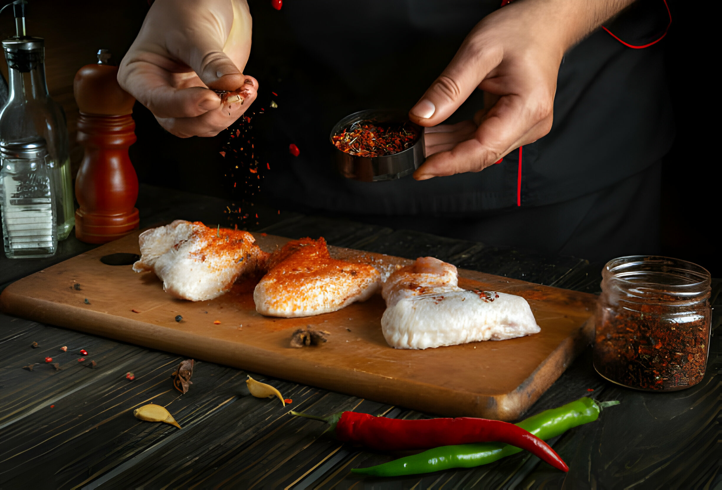 Preparing Chicken Wings for Reheating in Air Fryer