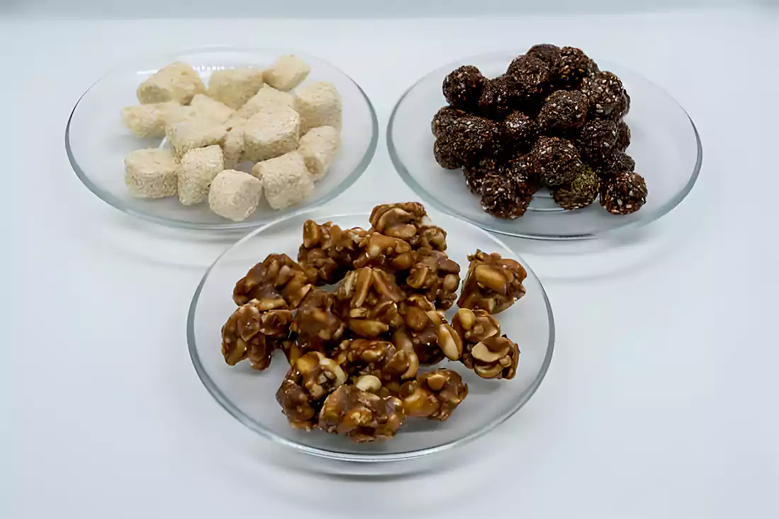 A variety of recipes using Skippy Peanut Butter Balls, showcasing their versatility