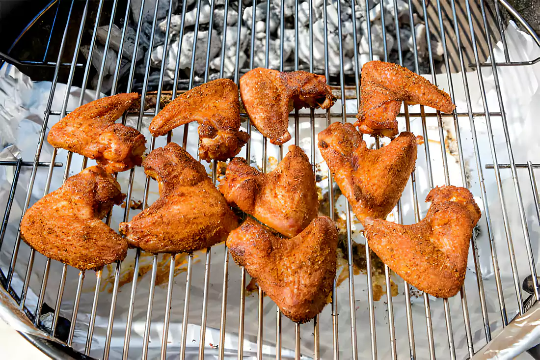 Adding Spices to Pre-Cooked Chicken Wings for Air Frying