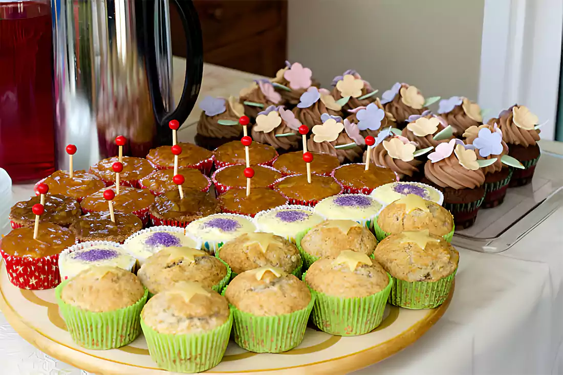 A colorful display of various cupcake flavors, representing the diversity of Hostess Cupcakes