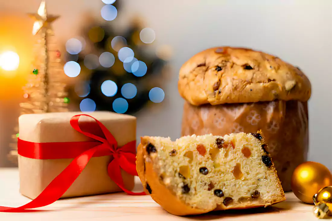 "Assorted contemporary Panettone variations showcasing modern twists on the classic recipe