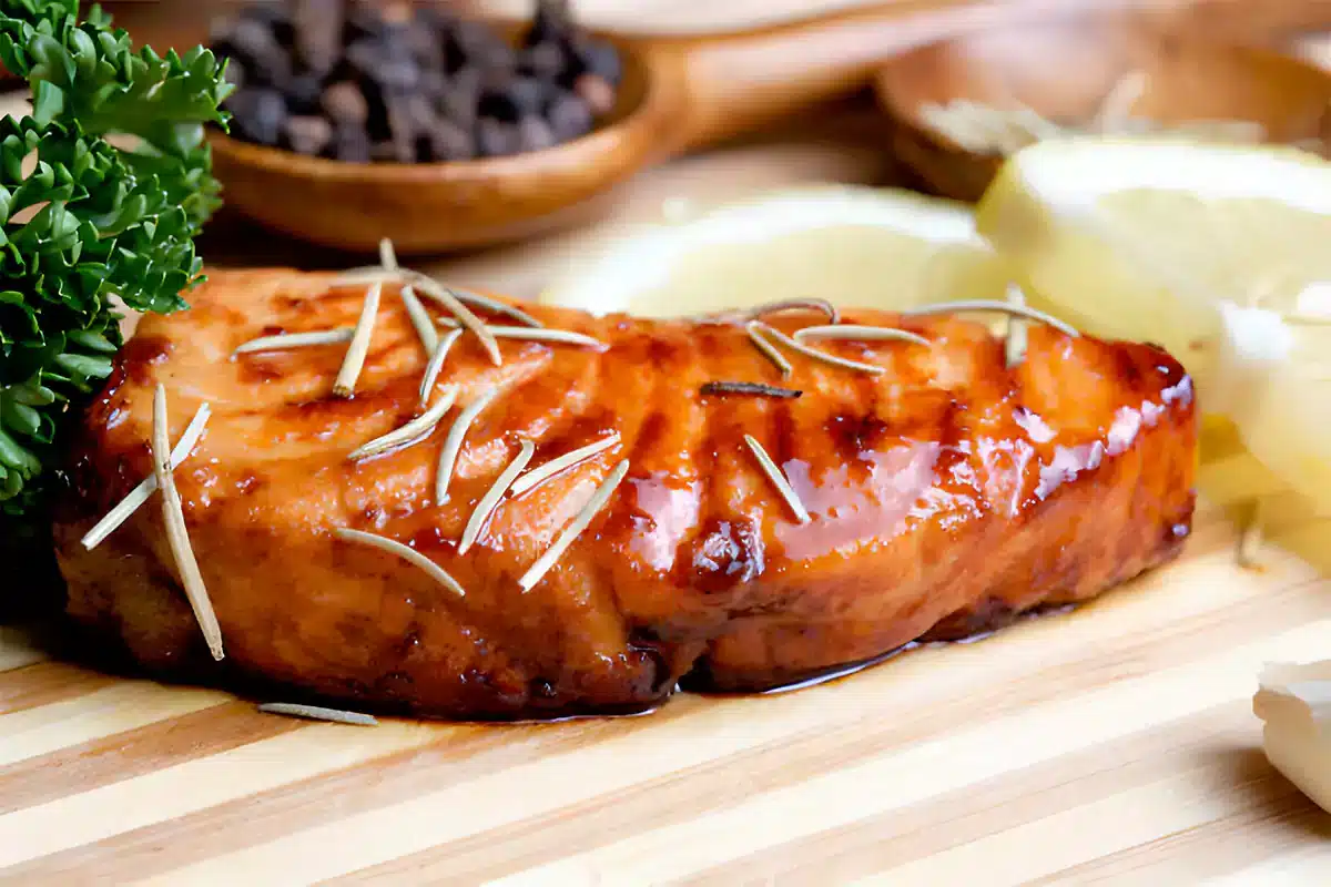 Garlic Brown Sugar Glazed Salmon recipe. Easy, delicious, and perfect for any occasion.