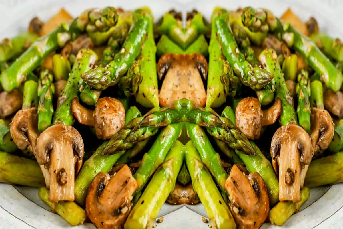 Sautéed Asparagus and Mushrooms Recipe