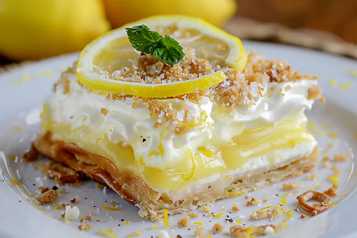 Easy Lemon Pretzel Dessert Recipe: Sweet & Salty Summer Treat