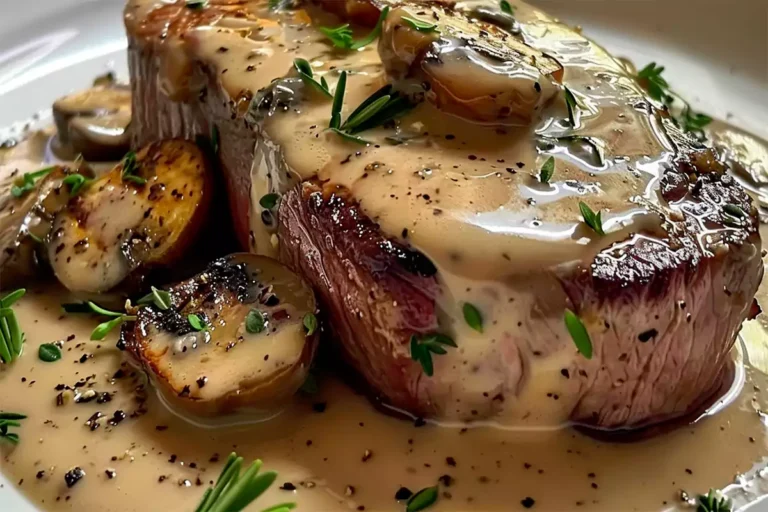 Recette de Filet de Bœuf à la Crème aux Échalotes : Délicieux et Raffiné