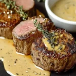 Filet mignon de porc à la moutarde au thym, plat savoureux prêt en 25 minutes