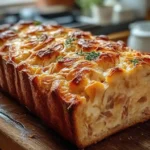 Pain au Thon de Ma Grand-mère frais, doré et appétissant, prêt à être dégusté